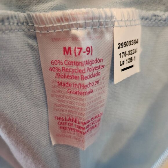 No Boundaries Scoop Neck Tee Size M Freshwater Blue - Picture 7 of 8